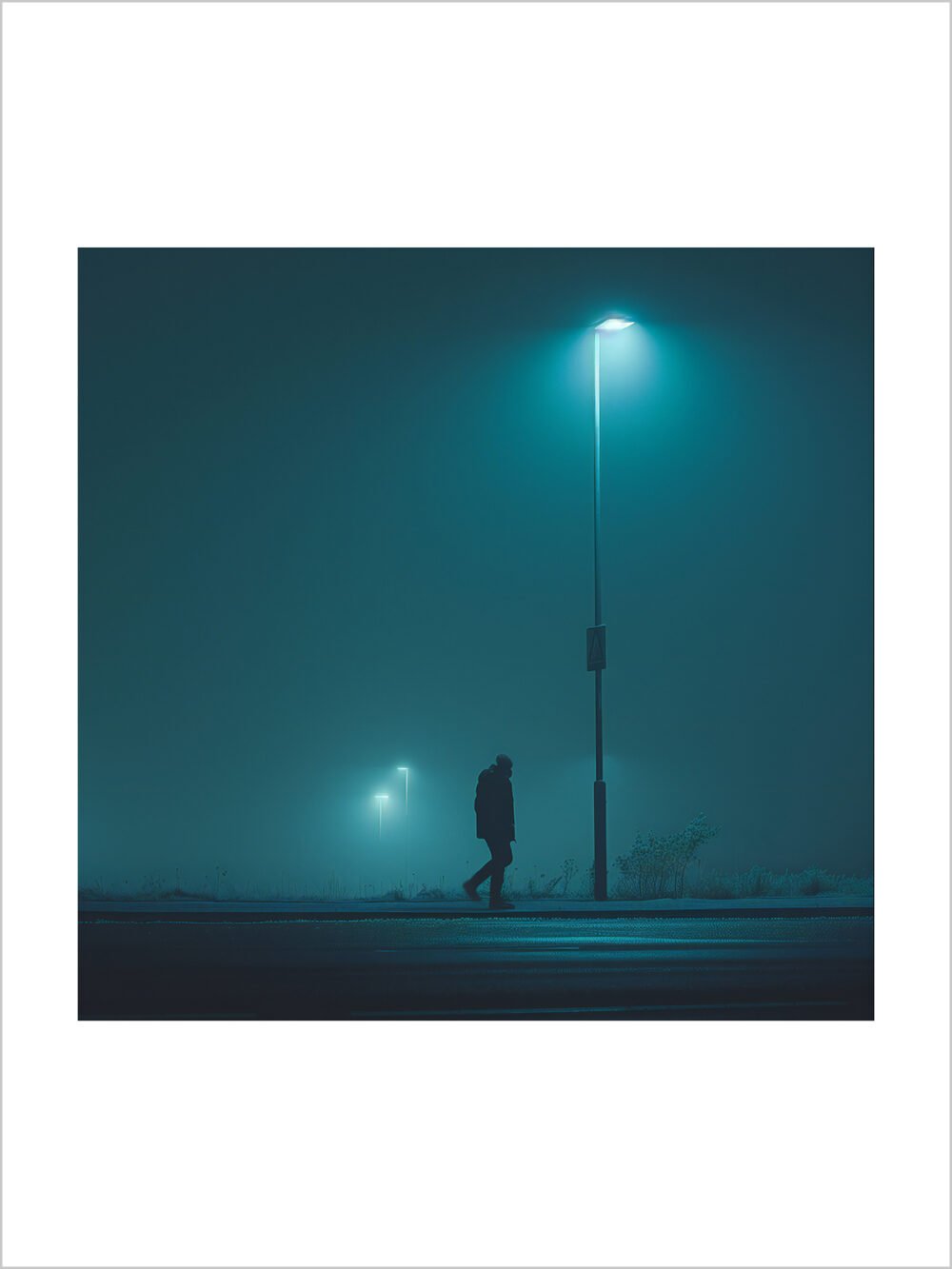 A Foggy Night Walk