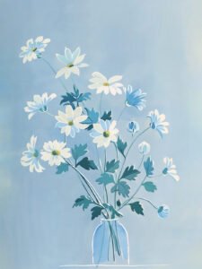 Blue Flower Language - 13cm×18cm