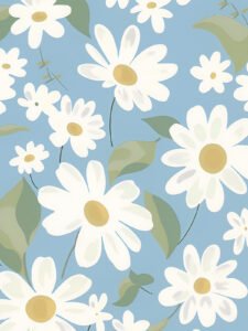 Daisy Flower sea - 13cm×18cm