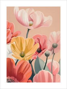 Flower Market - 13cm×18cm