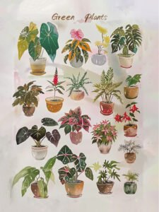 Colorful Green World - 13cm×18cm