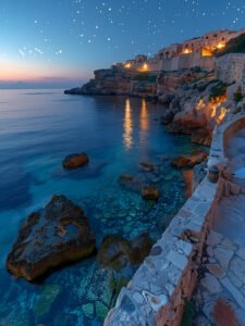 Seaside Nocturne - 13cm×18cm