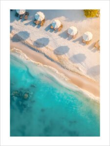 Beach Leisure Time - 13cm×18cm