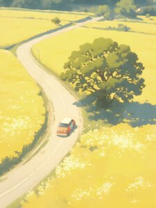 Summer Countryside - 13cm×18cm