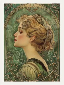 Vintage Goddess - 13cm×18cm