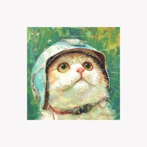 Helmet Cat's Bizarre Adventure - 50cm×50cm