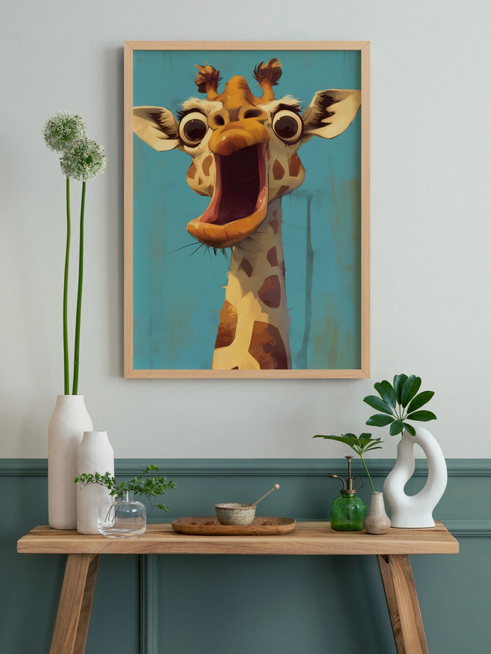 Frightened Giraffe - Image 2