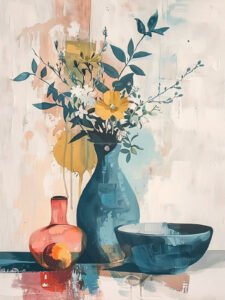 Serene Floral Moment - 13cm×18cm