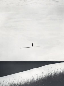 Solitary Wanderer - 13cm×18cm