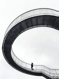 Skywalk Solitude - 13cm×18cm