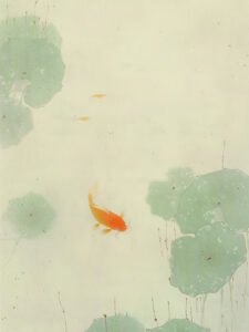 Graceful Lotus Harmony - 13cm×18cm