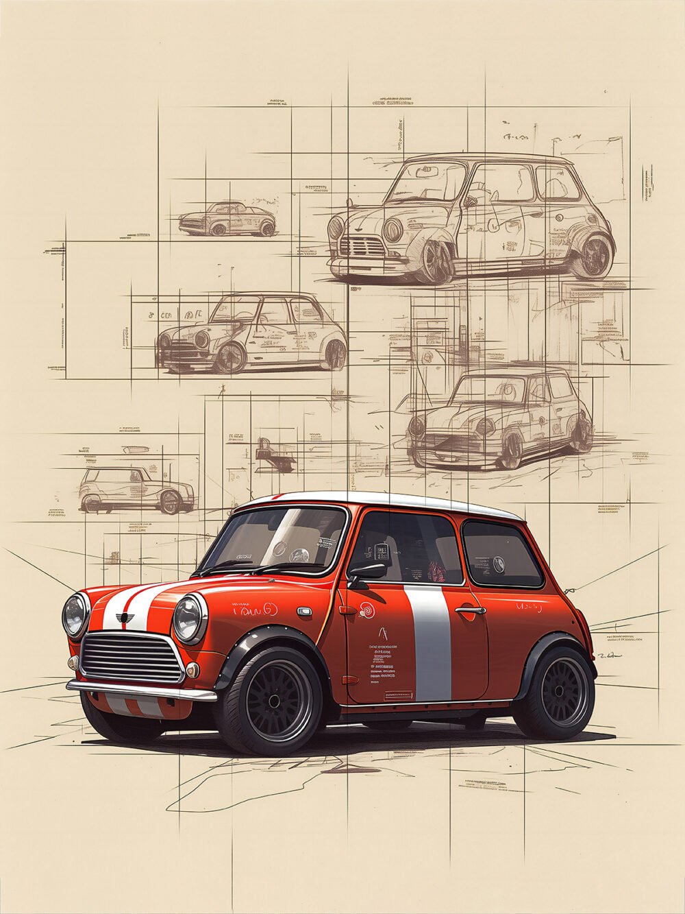 Mini Car Blueprint