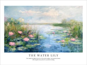 Lotus Pond - 13cm×18cm