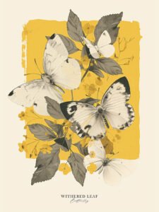 Butterfly Dance of Autumn Rhythm - 13cm×18cm