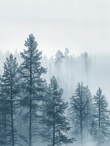 Misty Forest - 13cm×18cm