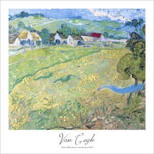 Van Gogh-View of Vessenots near Auvers - 50cm×50cm