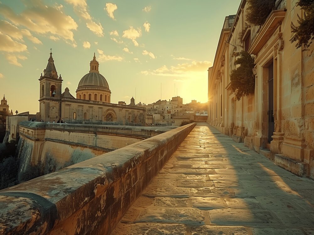 Sunset Over Malta