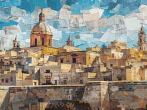 Collaged Memories of Malta - 13cm×18cm
