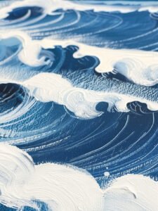 Rhythm of the Waves - 13cm×18cm