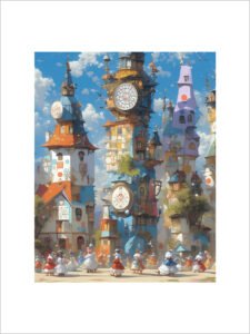 Fantasy Time City - 13cm×18cm