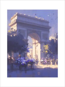 Romantic Arc de Triomphe - 13cm×18cm