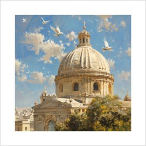 City of the Sky - 50cm×50cm