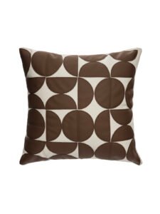 Coffee Patchwork Throw Pillow Covers