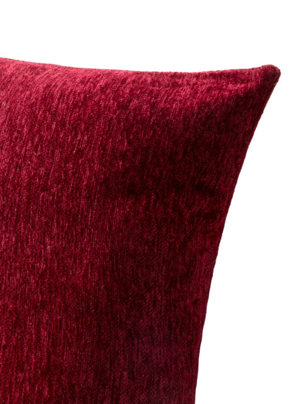 Burgundy Chenille Cushion Cover - Image 2