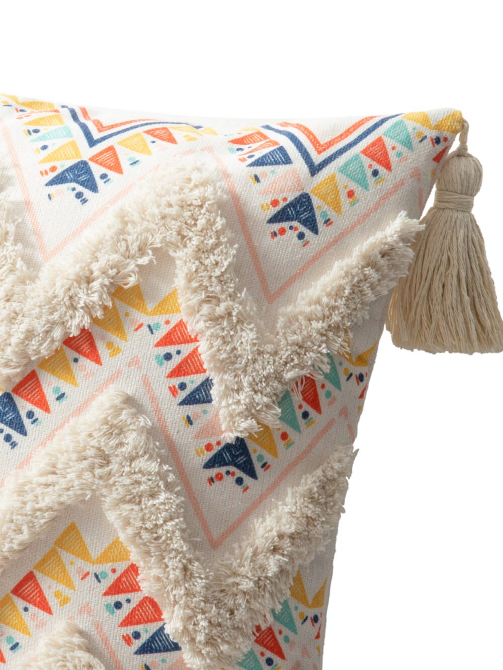 GeometricTassel Cushion Cover - Image 2