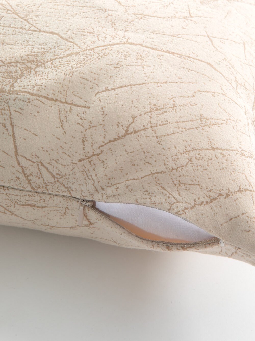 Light Brown Branch Pattern Cushion  Cover - Image 3