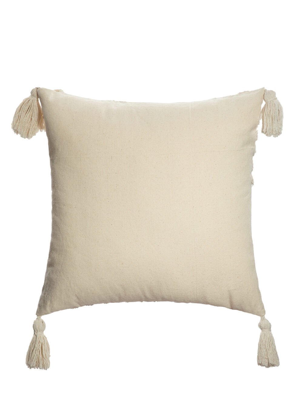 Beige Tassel Cushion Cover - Image 4