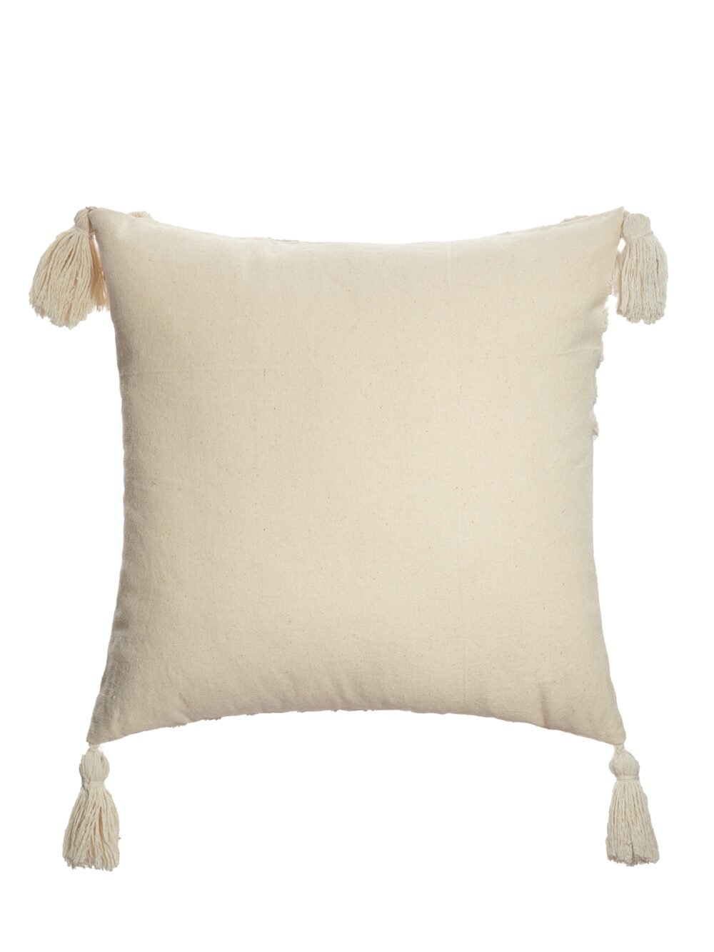 Beige Tassel Cushion Cover - Image 4