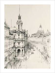 Urban Sketch - 13cm×18cm