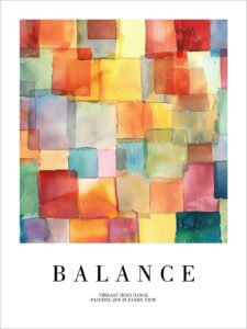 Colorful Rhythm Mosaic - 13cm×18cm