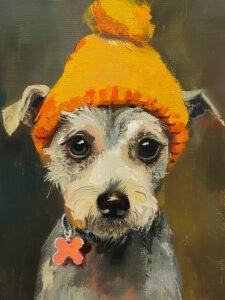 Curious Little Yellow Hat - 13cm×18cm