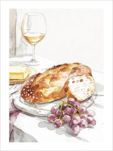 Sumptuous Breakfast Time - 13cm×18cm