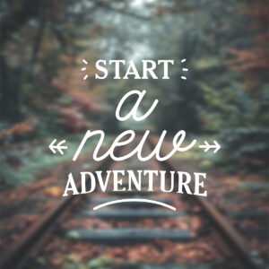 Adventure Begins - 50cm×50cm