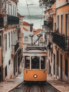 City Tram Ride - 13cm×18cm