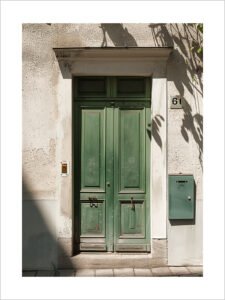 Retro Door - 13cm×18cm