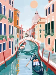 Venetian Dream Voyage - 13cm×18cm
