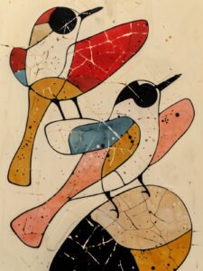 Harmony of Colorful Wings - 13cm×18cm