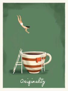 Dream Coffee Paradise - 13cm×18cm