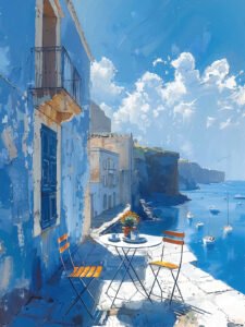 Coastal Morning Light - 13cm×18cm