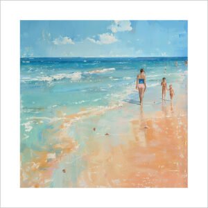 Stroll by the Sea - 50cm×50cm