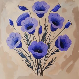 Violet Harmony - 50cm×50cm