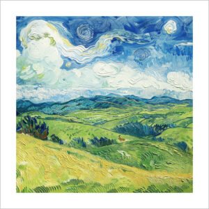 Realm of Green Fields - 50cm×50cm