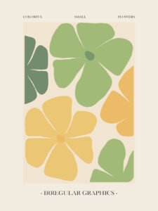 Colorful Flowers - 13cm×18cm