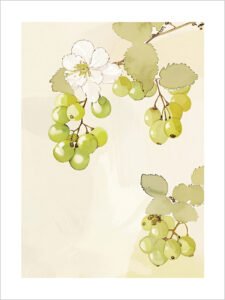 Blooming Grapes - 13cm×18cm
