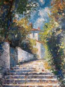 Sunny Alley - 13cm×18cm