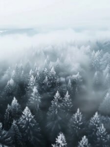 Misty Forest - 13cm×18cm